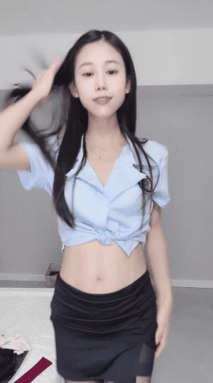 骨感颜值空姐 极品微乳女神颜值炸裂[21P]